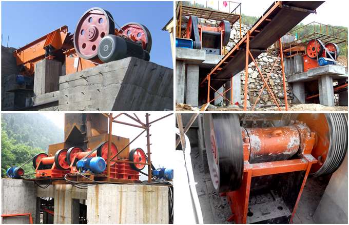 600 T/H Jaw Crusher Production Site