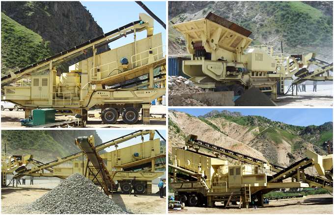 Mobile Cone Crusher Production Site